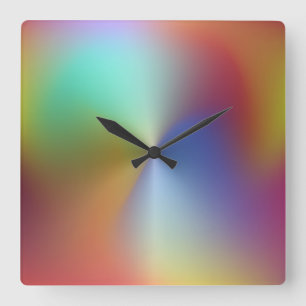 Multicolored Metallic Style Acrylic Wall Clock