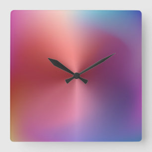 Multicolored Metallic Style Acrylic Wall Clock