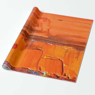 Multicolored oil paint texture. Abstract art backg Wrapping Paper