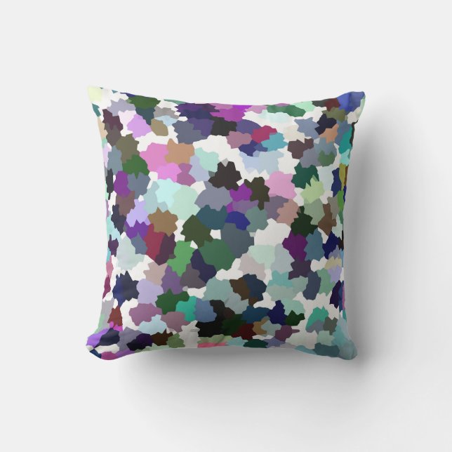 Multicolored Outdoor Pillow (Front)
