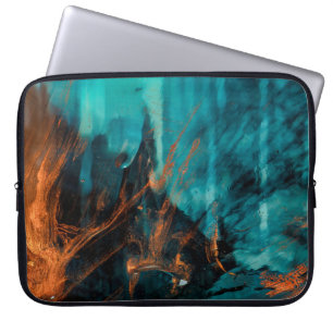 MULTICOLORED PAINTING LAPTOP SLEEVE