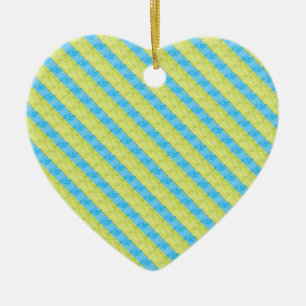 multicolored palettes ceramic ornament