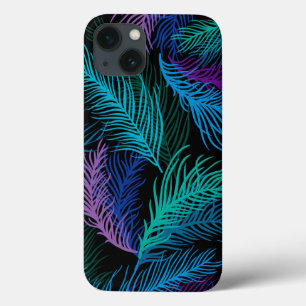 Multicolored Palm Leaves iPhone 13 Case