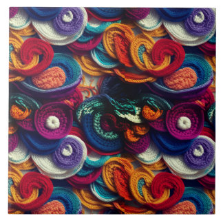 Multicolored Patchwork Tile