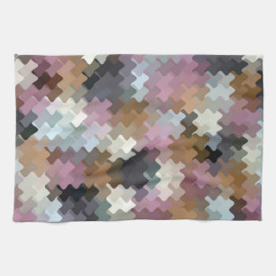 Multicolored Pattern Kitchen Towel