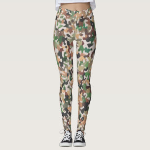 Multicolored Pattern Leggings