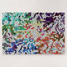 Multicolored patterns stained glass 2