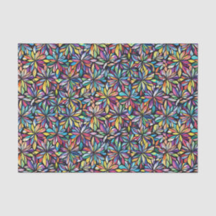 Multicolored Petals Floral Decoupage Paper