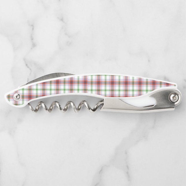Multicolored Plaid Corkscrew (Back)