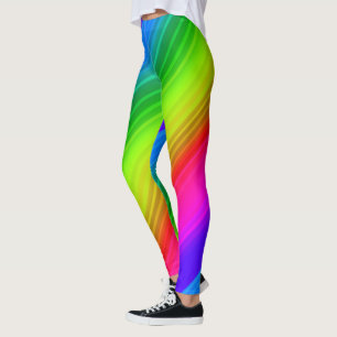 Multicolored, rainbow leggings