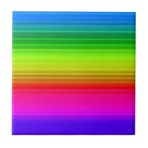 Multicolored, rainbow tile