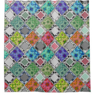 Multicolored , rustic , patchwork , patches