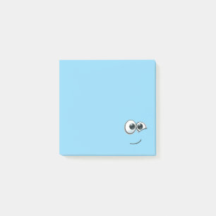 Multicolored smiley face  post-it notes
