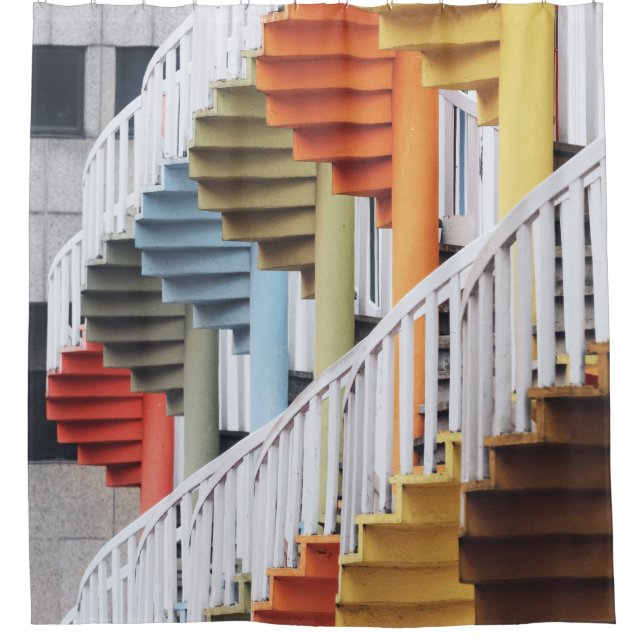 Multicolored spiral staircases (Front)