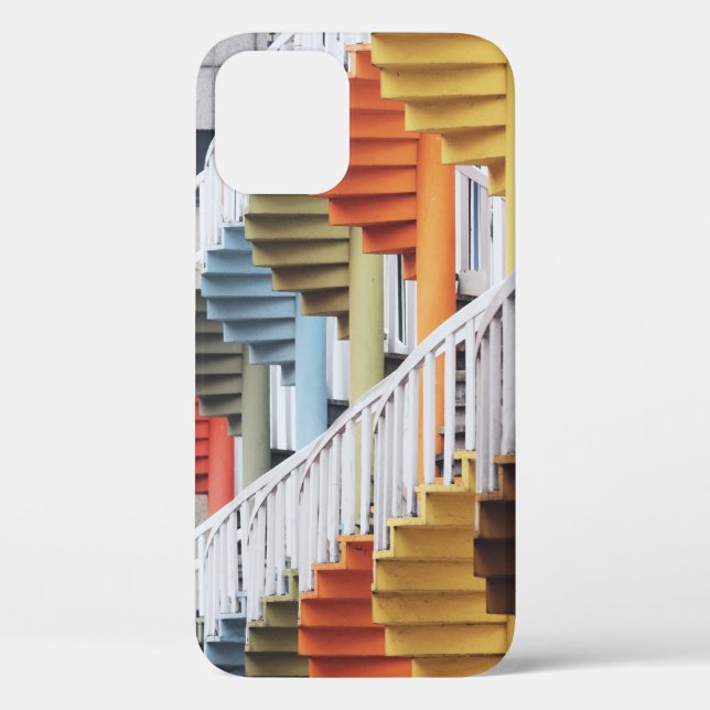 Multicolored spiral staircases Case-Mate iPhone case (Back)