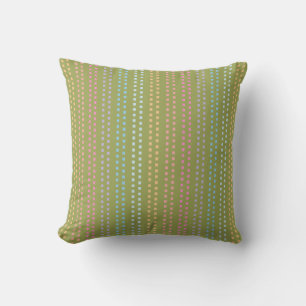 Multicolored Square Pattern Outdoor Pillow