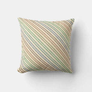 Multicolored Square Pattern Throw Pillow