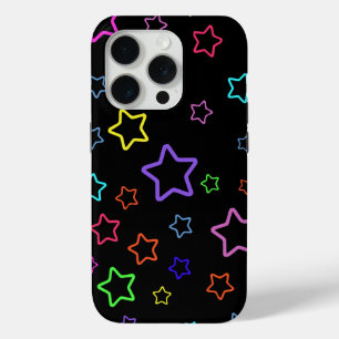 Multicolored Starry Night iPhone 15 Pro Case