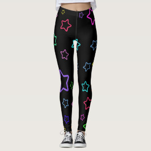 Multicolored Starry Night Leggings