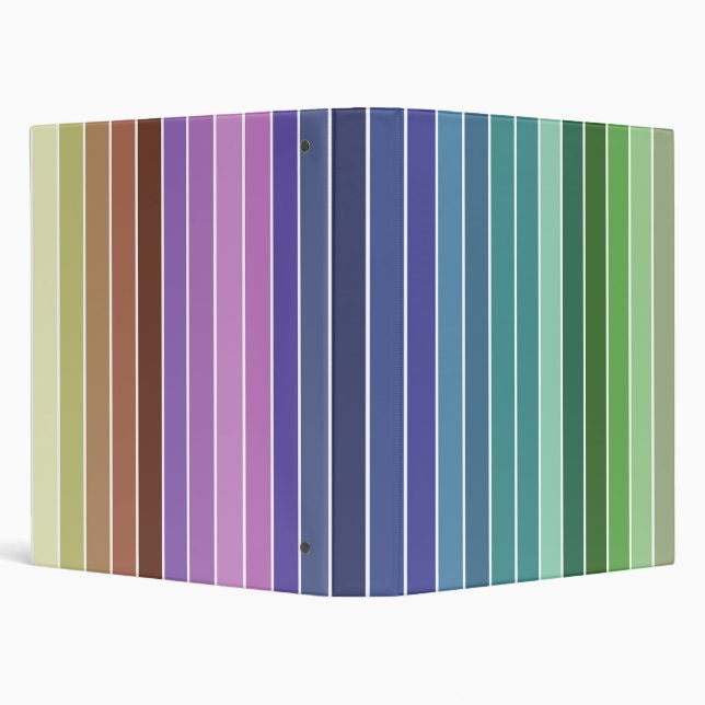 Multicolored Stripes Binder (Background)
