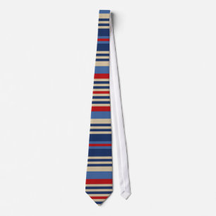Multicolored Stripes Design Mans' Tie