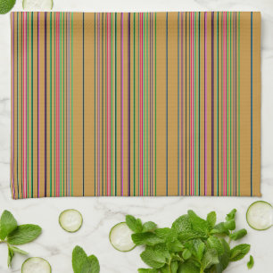 Multicolored Stripes Kitchen Towel