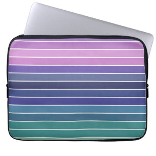 Multicolored Stripes Laptop Sleeve