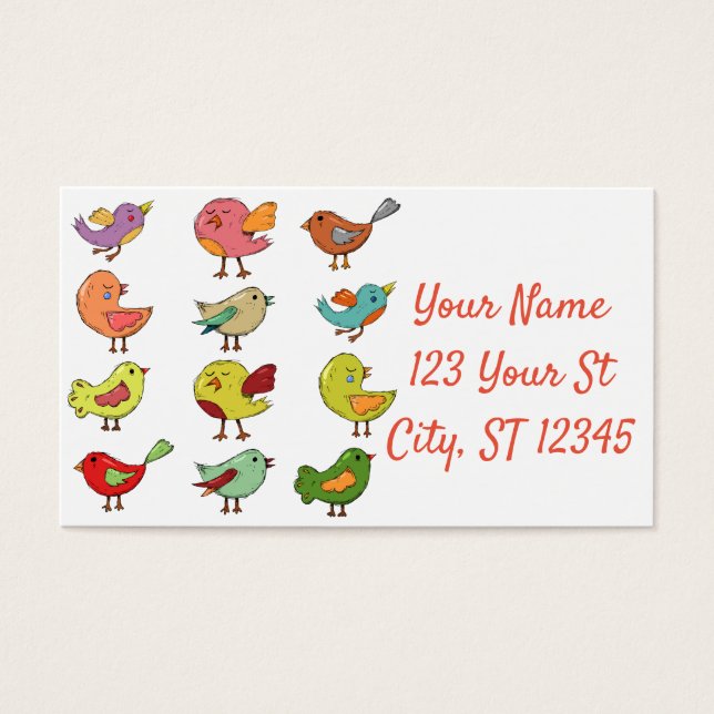 Multicolored Sweet Songbirds Thunder_Cove (Front)