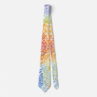 Multicolored tie dye bursts