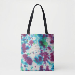 Multicolored Tie Dye Tote Bag