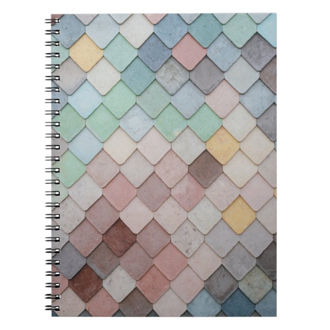 Multicolored Tiles Notebook (Front)
