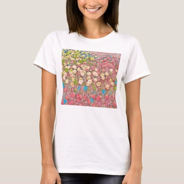 Multicolored Tulip Top (Front)