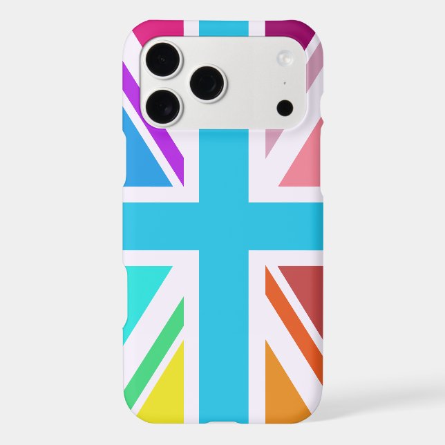 Multicolored Union Jack/Flag Design (Back)