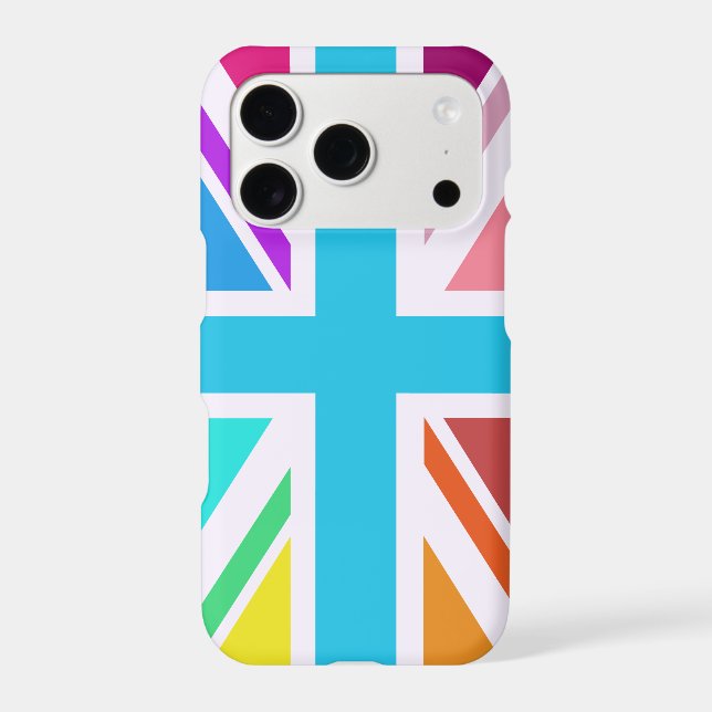 Multicolored Union Jack/Flag Design (Verso)