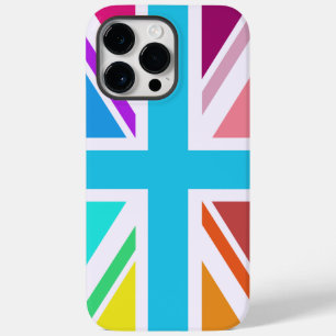 Multicolored Union Jack/Flag Design Case-Mate iPhone 14 Pro Max Case