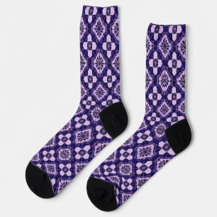 Multicolored Vibrant Pattern Socks