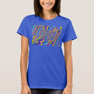 multicolored vortex on T-Shirt