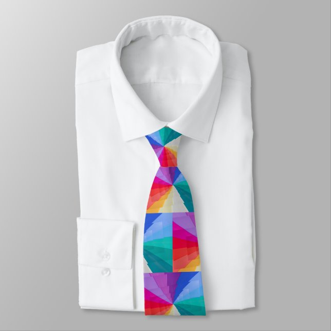 multicolored vortex on tie (Tied)