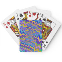 multicolored vortices on Bicycle Playing Cards