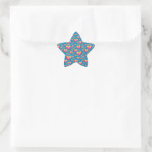 Multicolored Watercolor Hearts Sticker