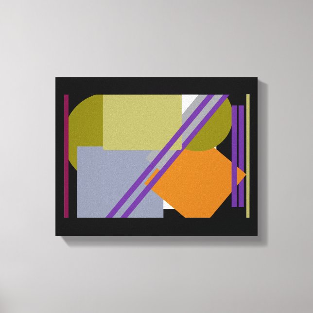 "Multicolot Modern Art" Canvas Print (Front)