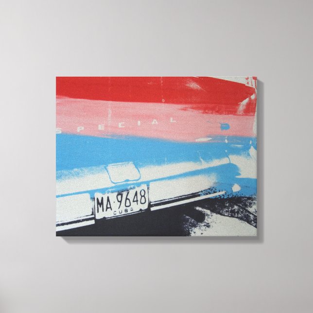 Multicolour fender canvas print (Front)