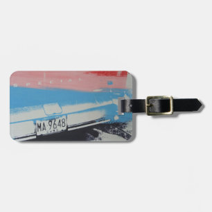 Multicolour fender luggage tag