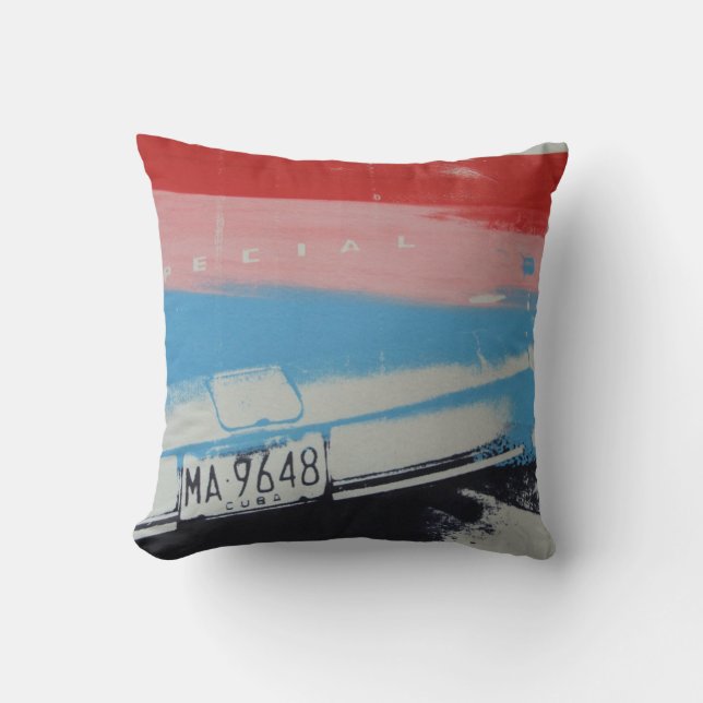 Multicolour fender throw pillow (Front)
