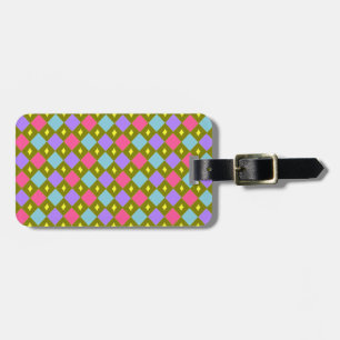 Multicolour Honeycomb Create Your Own Custom Lugga Luggage Tag