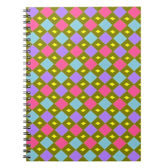Multicolour Honeycomb You Create Notebook (Front)