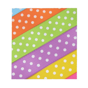 Multicolour Spotted Band Notepad