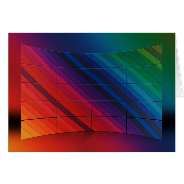 Multicolour Transition With Grid (Front Horizontal)