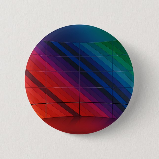 Multicolour Transition With Grid 2 Inch Round Button (Front)