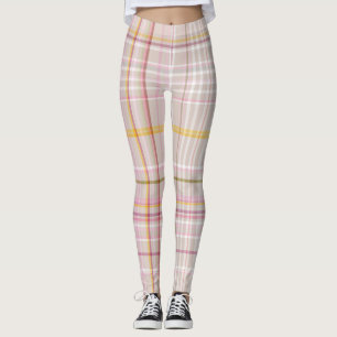 multicoloured check, leggings